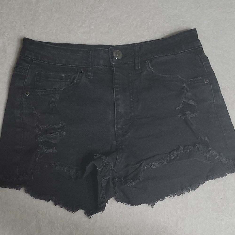Black Aeropostale High Rose Shortie